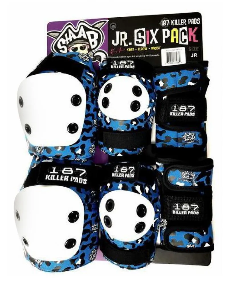 187 Pad Set JR. Six Pack Leopard - All Colours!