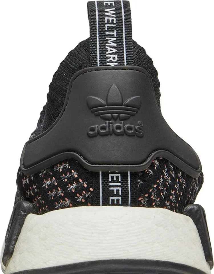 Adidas NMD_R1 STLT Primeknit 'Black Pink' sneakers, black