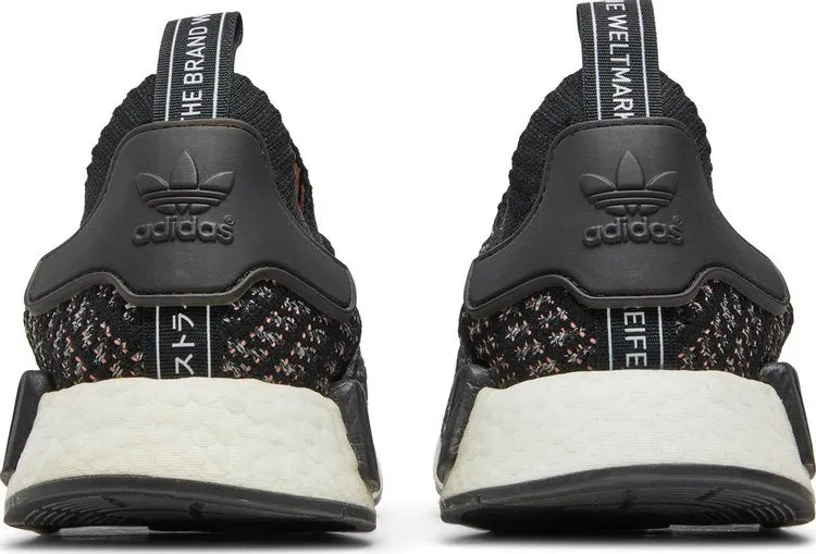 Adidas NMD_R1 STLT Primeknit 'Black Pink' sneakers, black