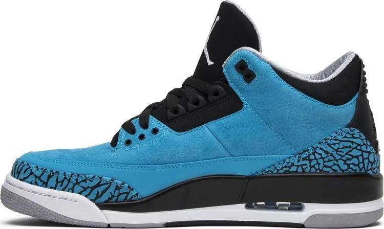 Air Jordan 3 Retro Powder Blue sneakers, blue