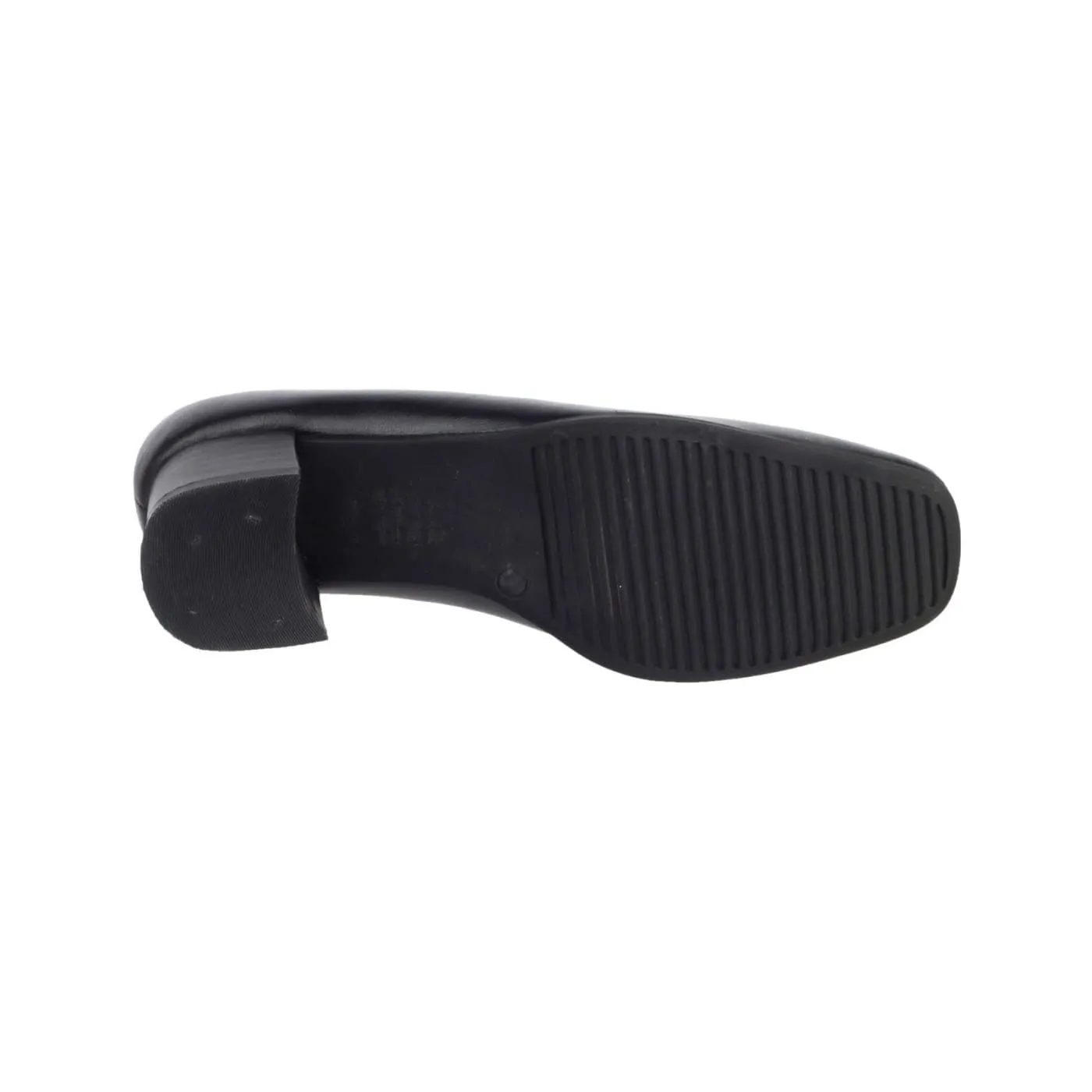Amblers Walford Black Ladies Leather Shoes