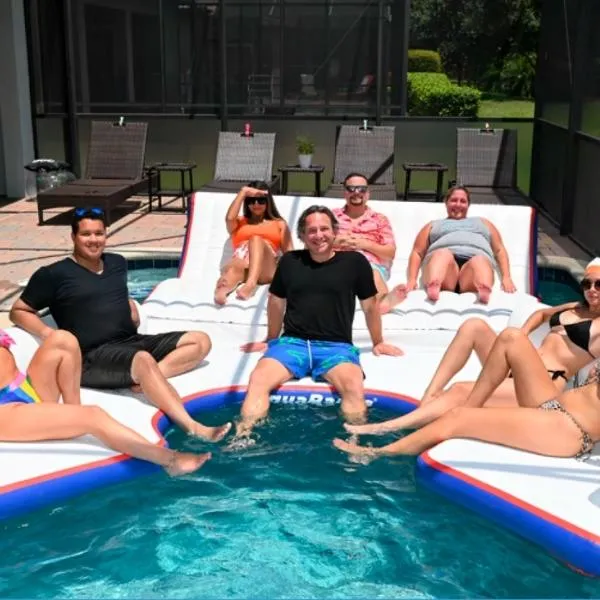 AquaBanas Jumbo Lounger™ Inflatable Platform