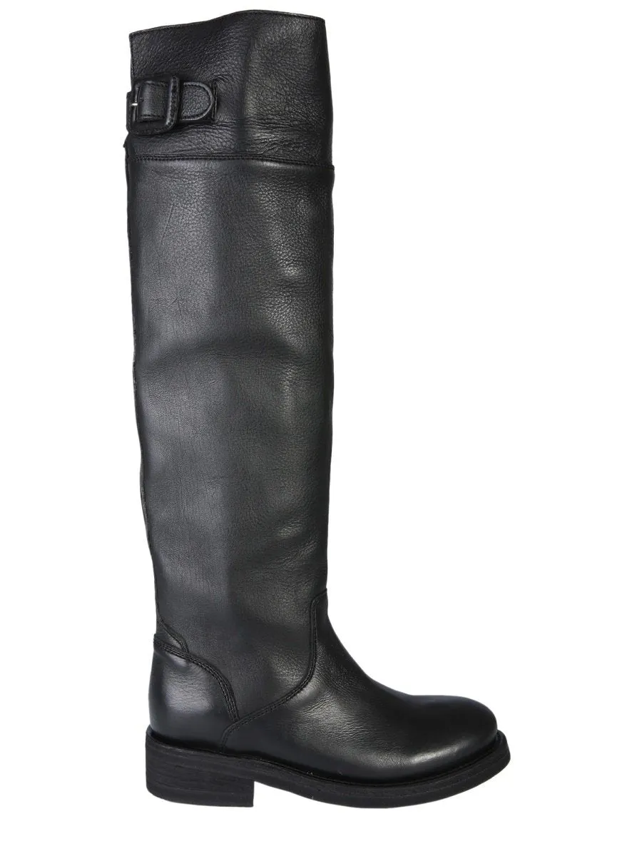 Ash Thunder Buckle Knee-High Boots