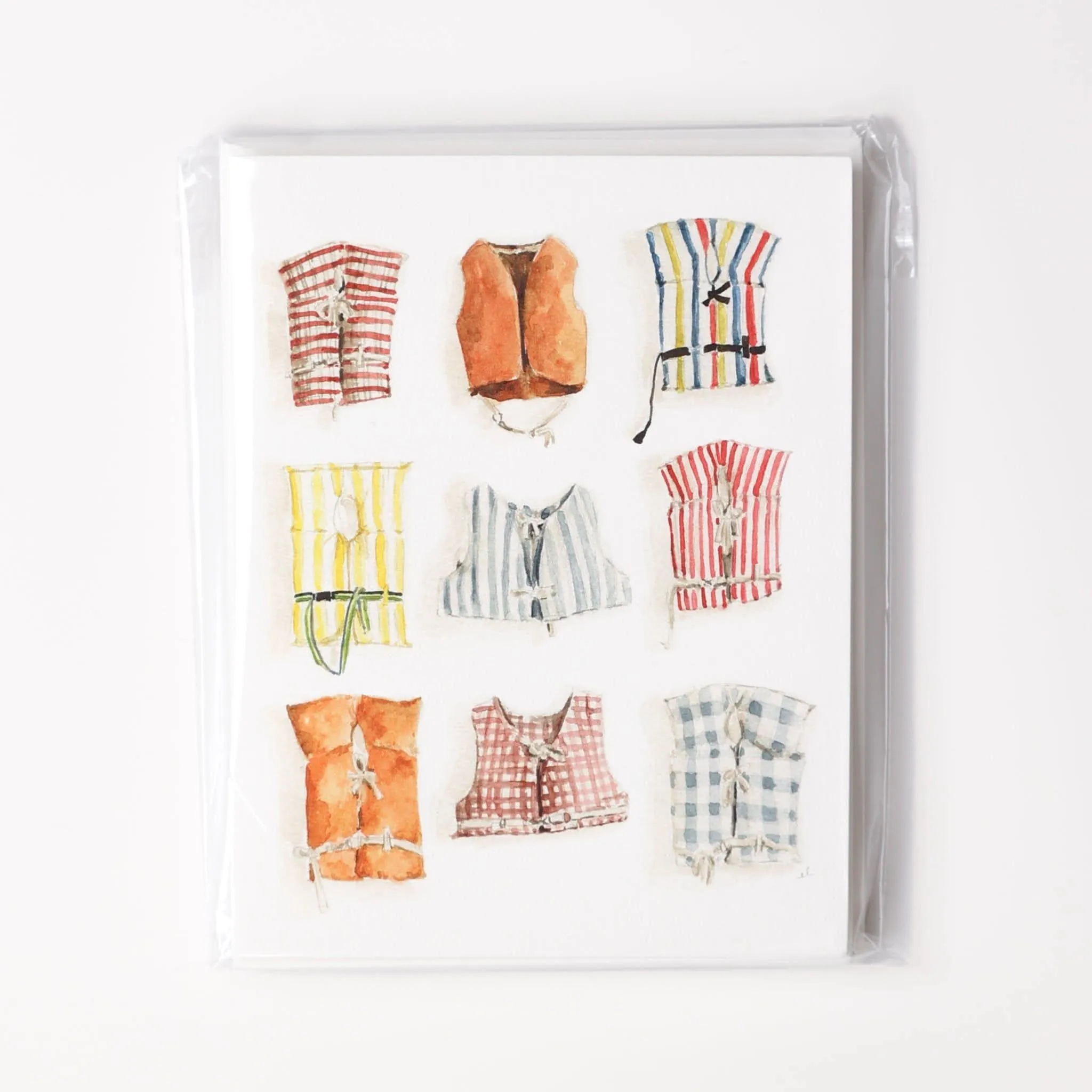 boat coats notecards