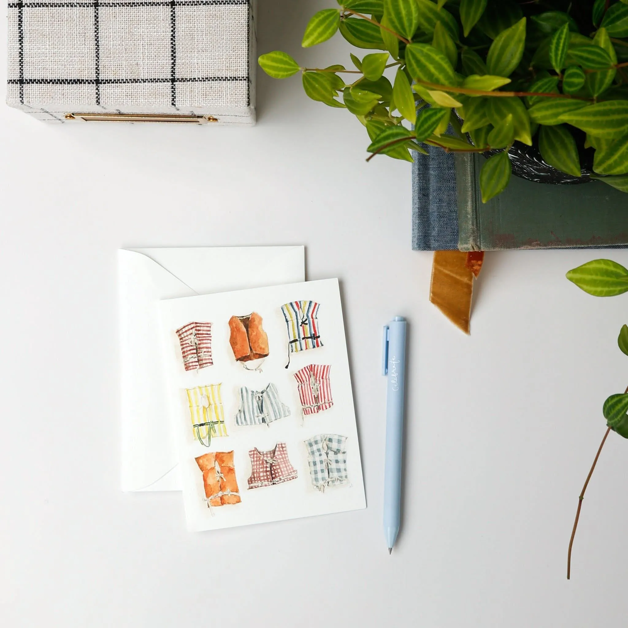 boat coats notecards