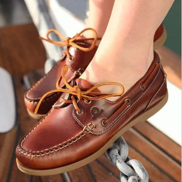 Chatham Deck Lady II G2 Boat Shoe Chestnut
