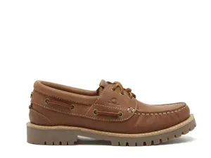 Chatham Women's Sperrin Lady Leather Boat Shoes in Tan 3 to 9