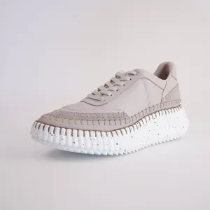 Cobus Nougat Leather Sneakers