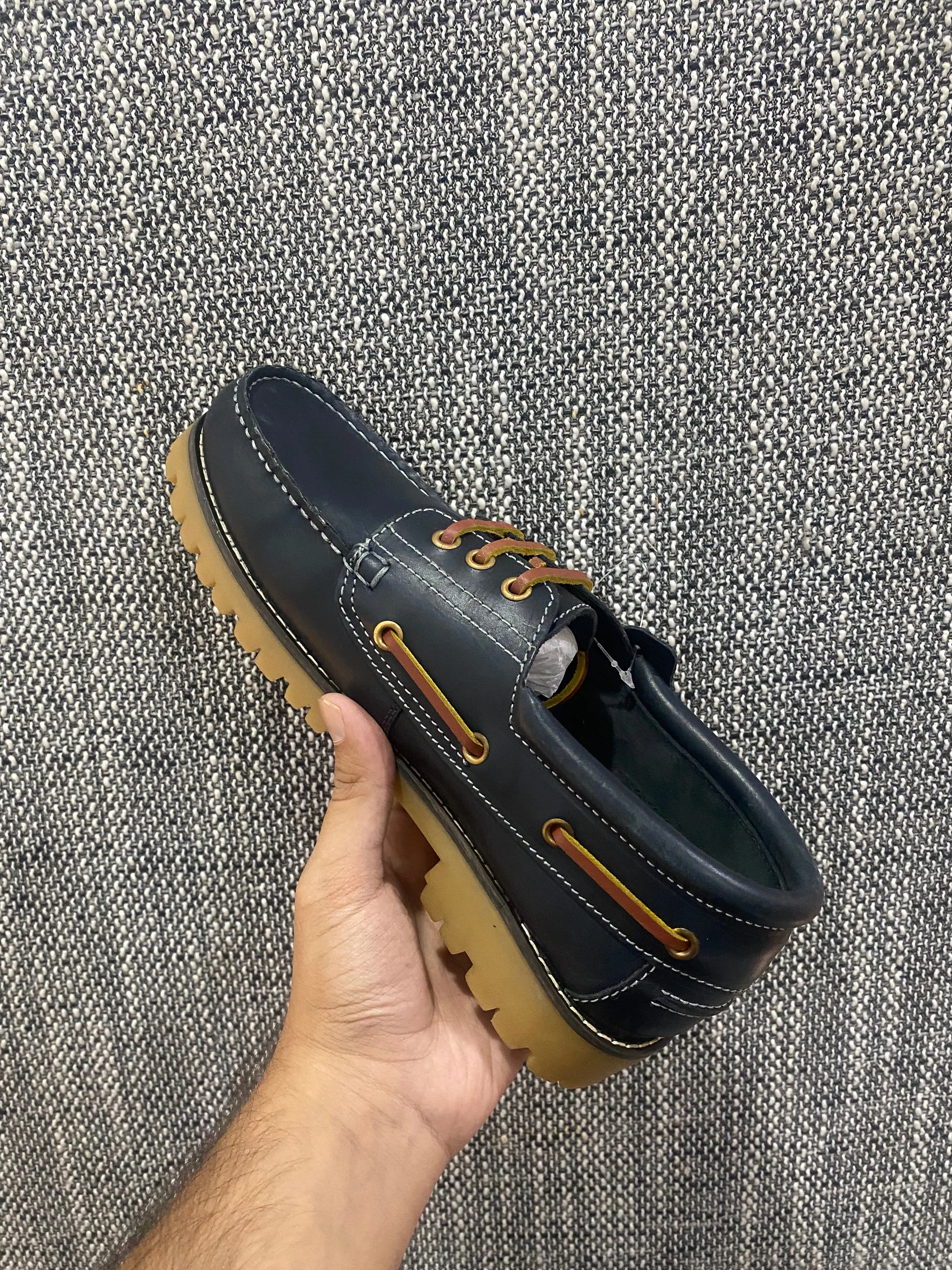 Commando Boat Shoes - Navy