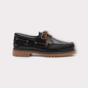 Commando Boat Shoes - Navy