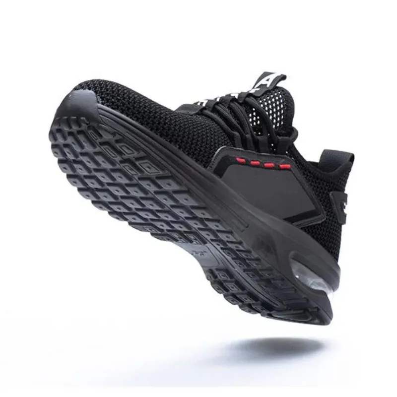 Cuzcare Orthopedic Men Shoes Ultra-Light Breathable Steel Toe Non-Slip Work Shoes