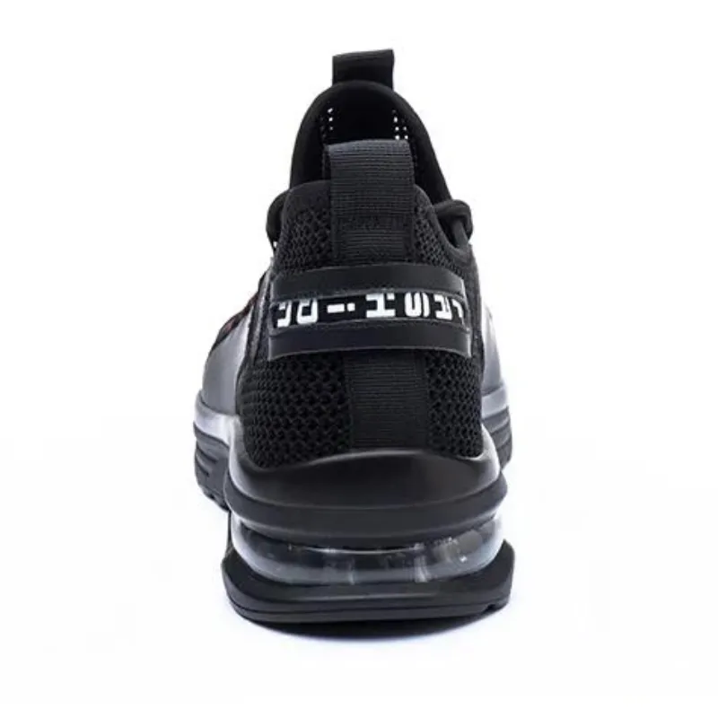 Cuzcare Orthopedic Men Shoes Ultra-Light Breathable Steel Toe Non-Slip Work Shoes