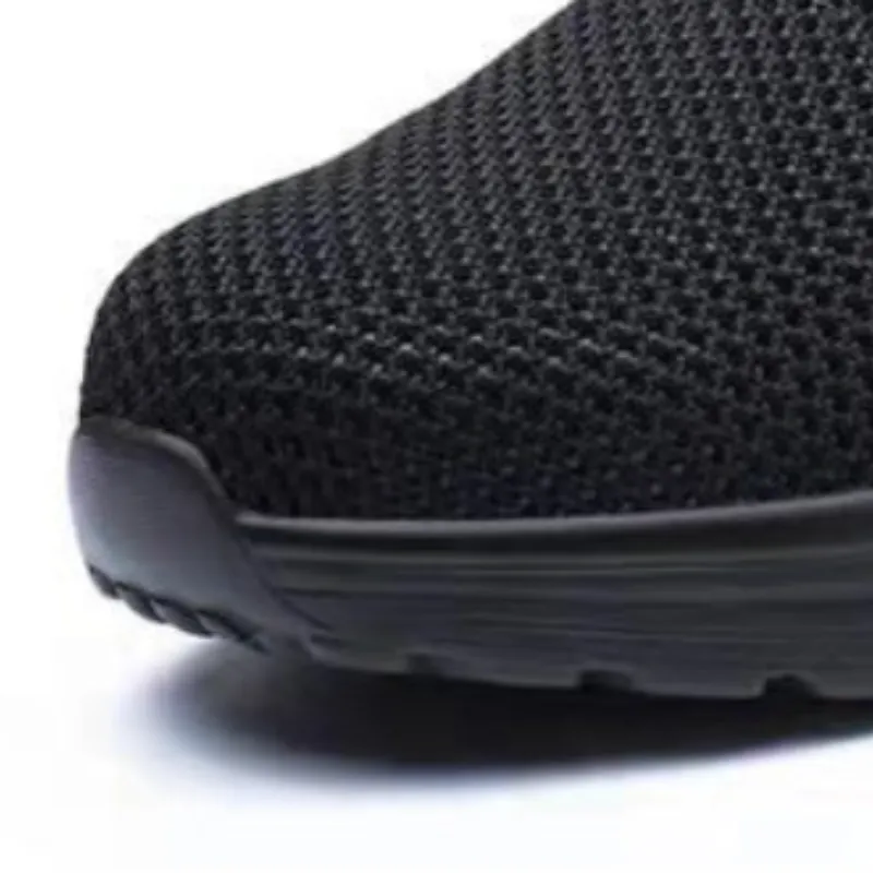 Cuzcare Orthopedic Men Shoes Ultra-Light Breathable Steel Toe Non-Slip Work Shoes