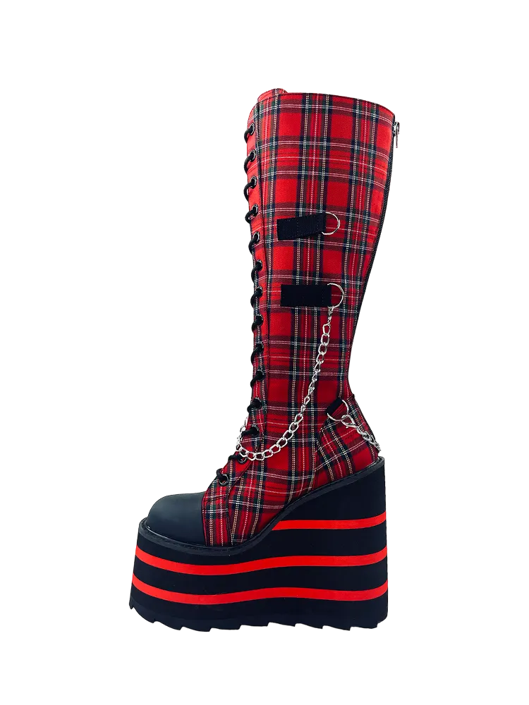 DETENTION BNDG - RED PLAID