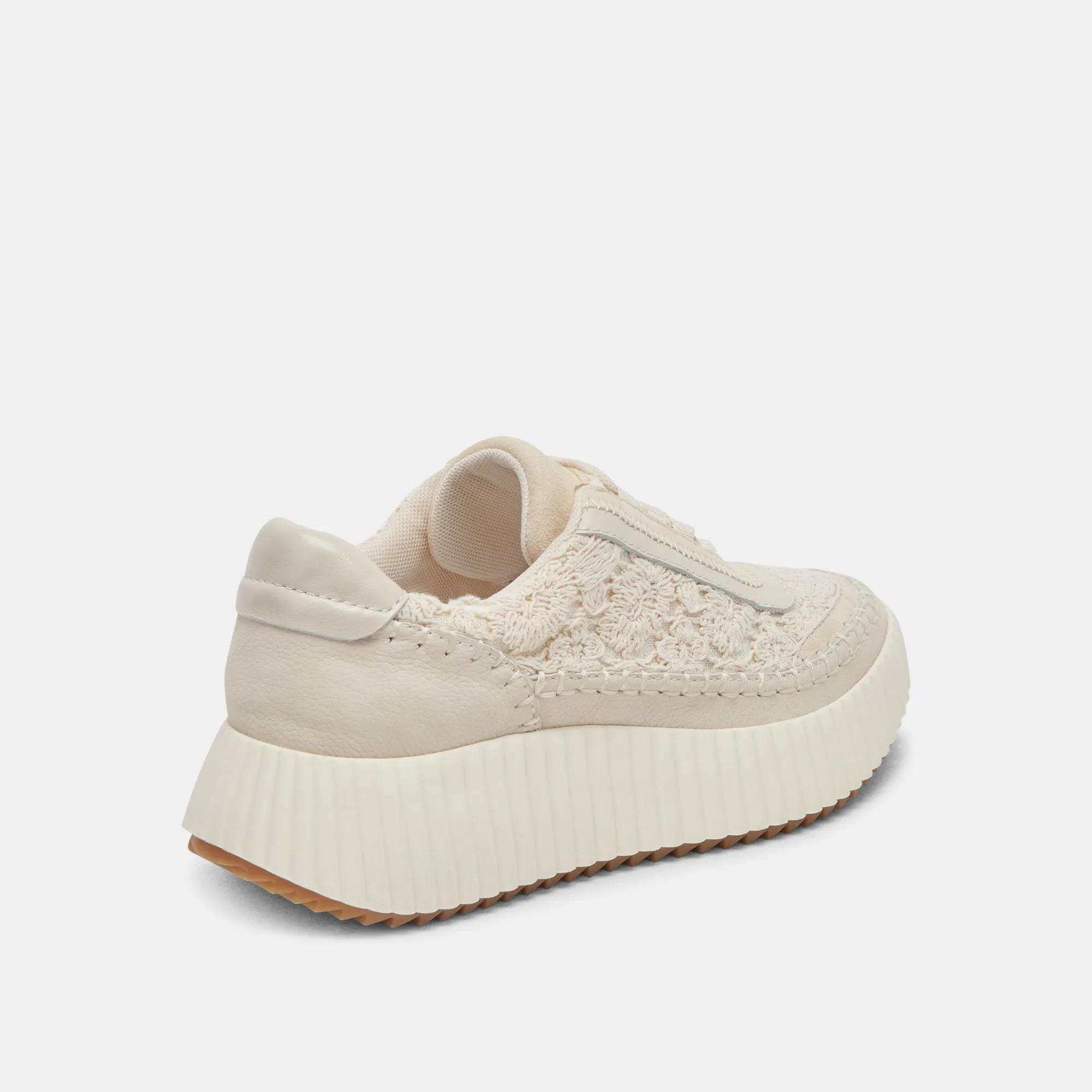 DOLEN SNEAKERS ECRU LACE - re:vita