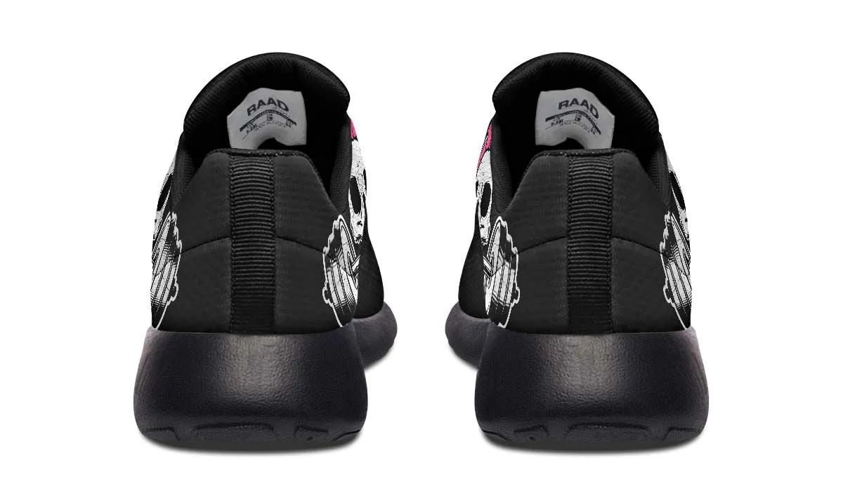 Dumbbell Skull Pink