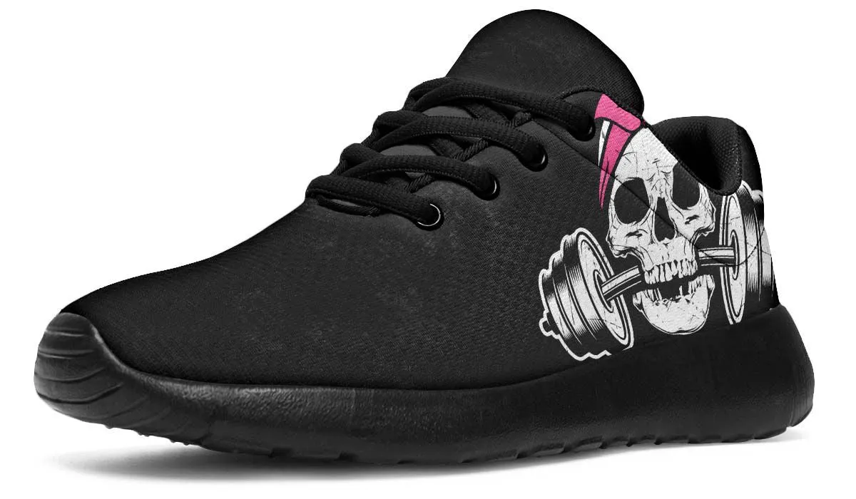Dumbbell Skull Pink