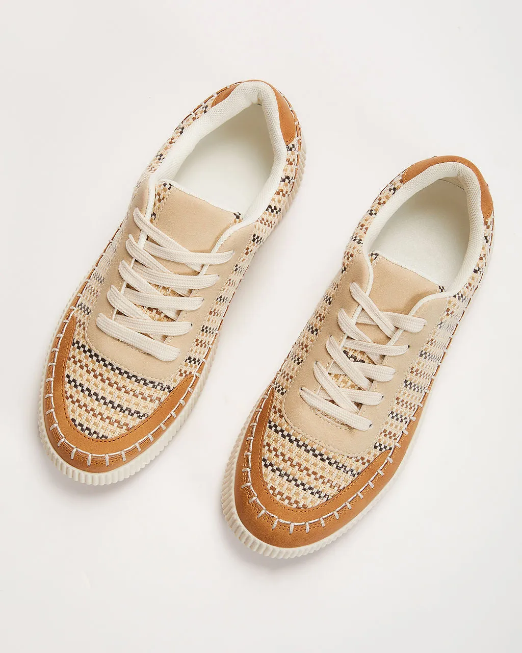 Elevation Woven Platform Sneakers