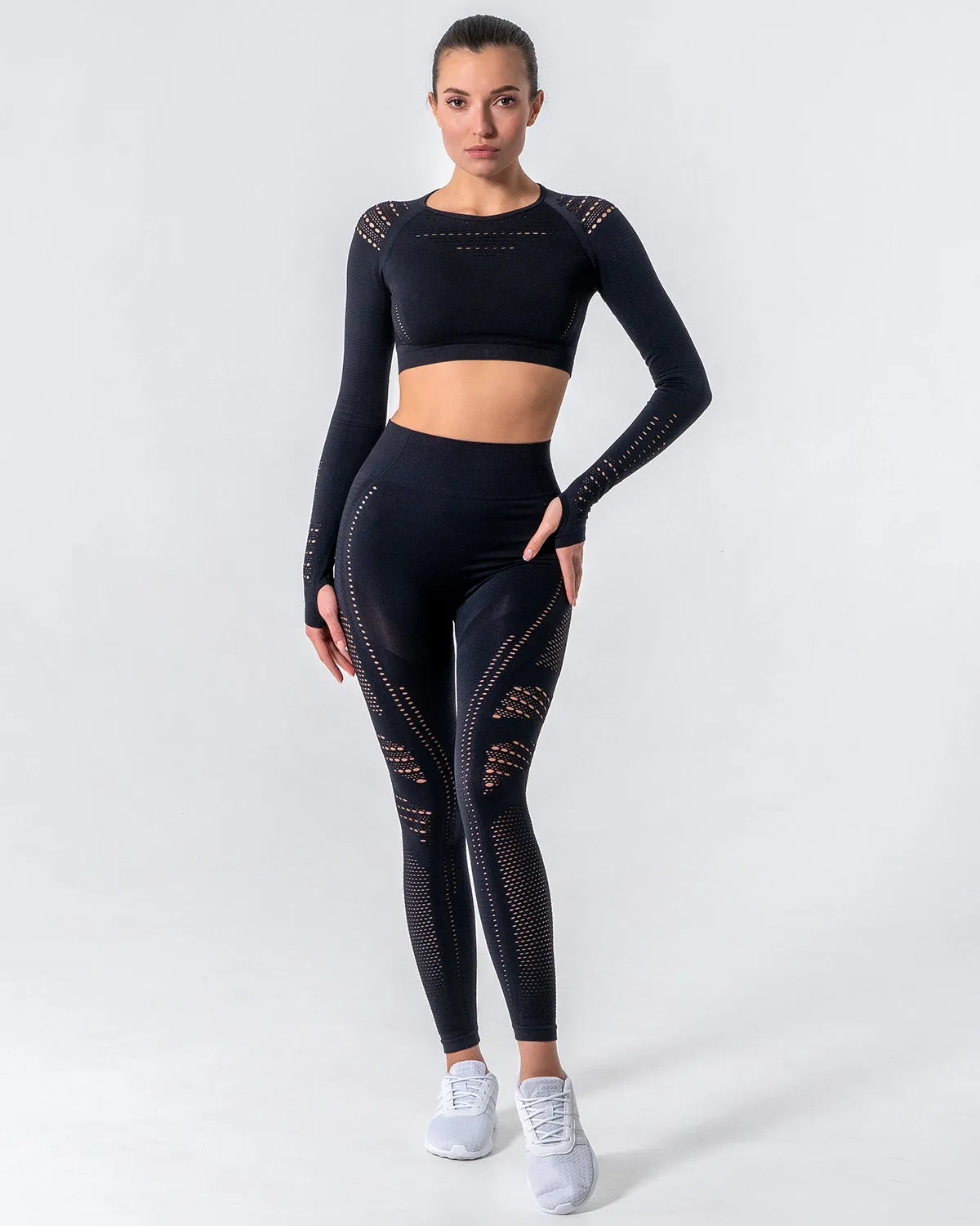 Gracey Hollow Out Long Sleeve