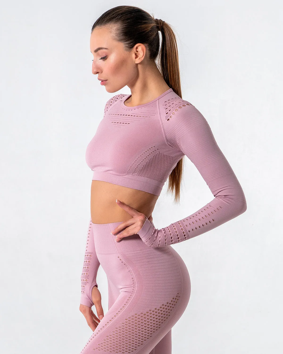 Gracey Hollow Out Long Sleeve