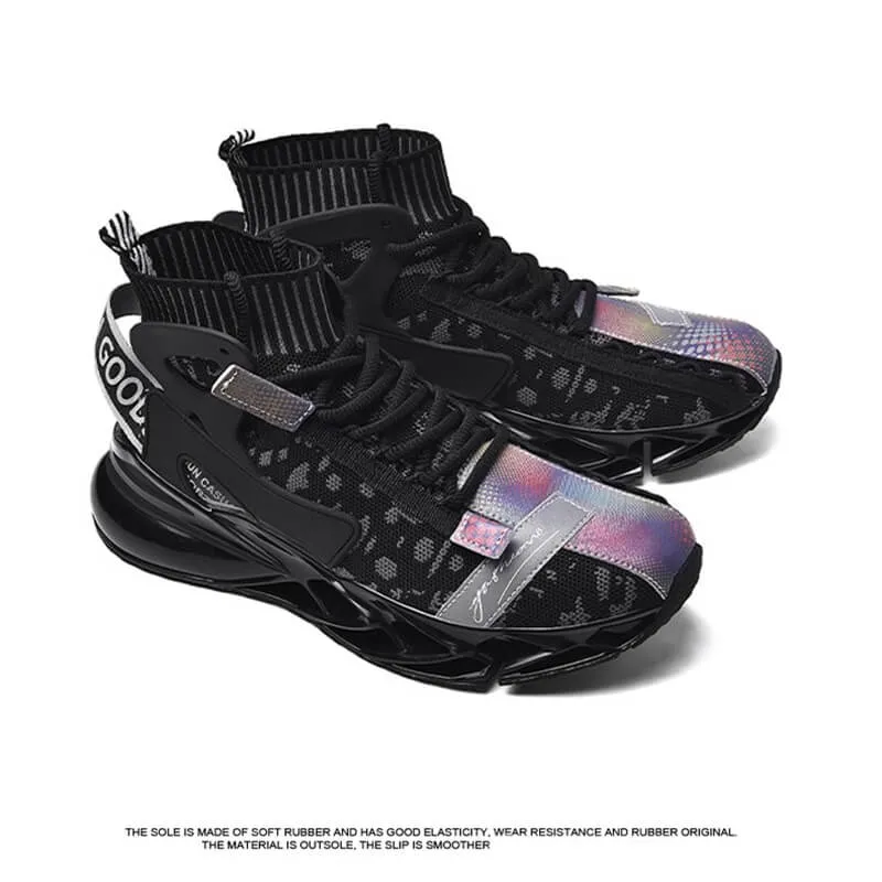 high top sneakers for men Yangsen Shoes Breathable blade sneakers