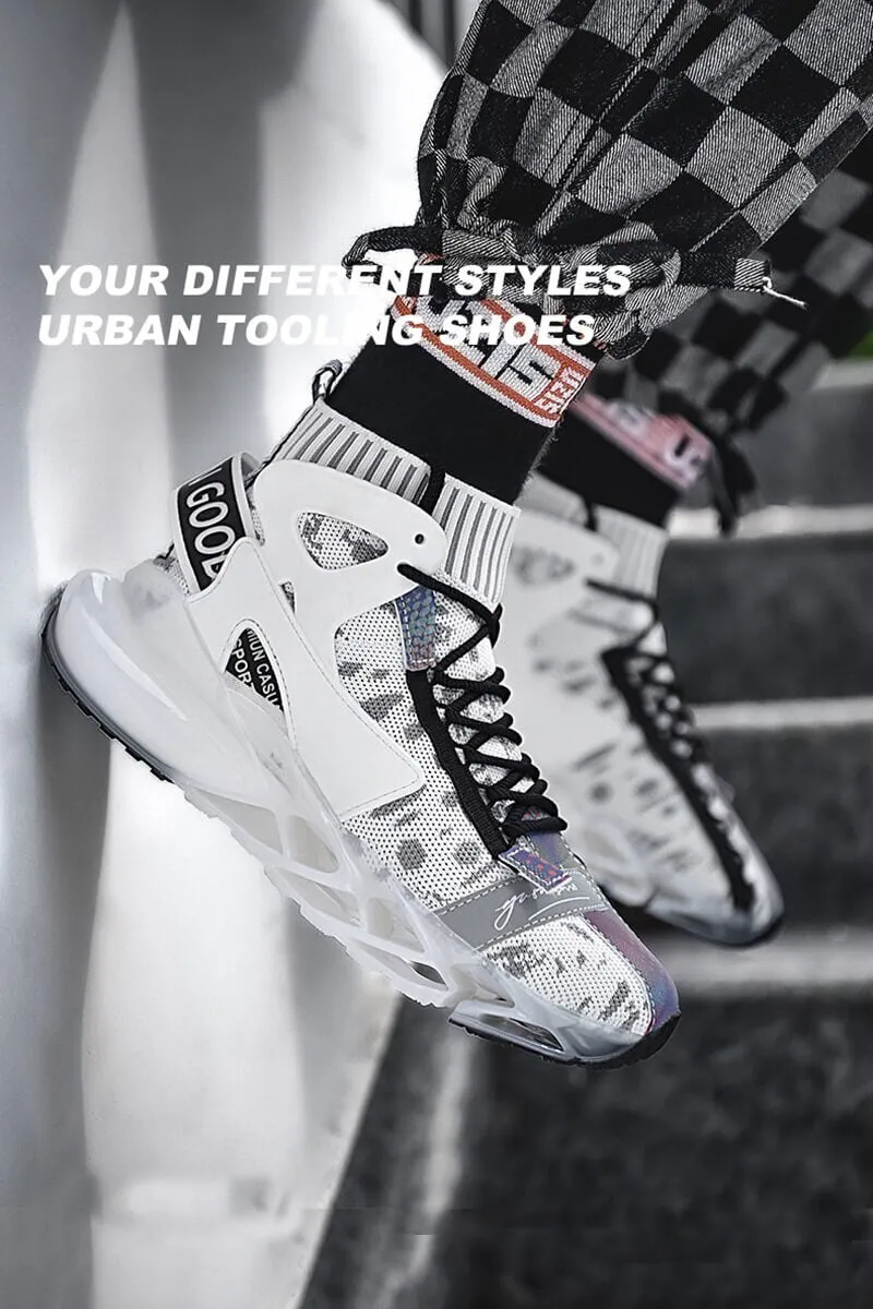 high top sneakers for men Yangsen Shoes Breathable blade sneakers