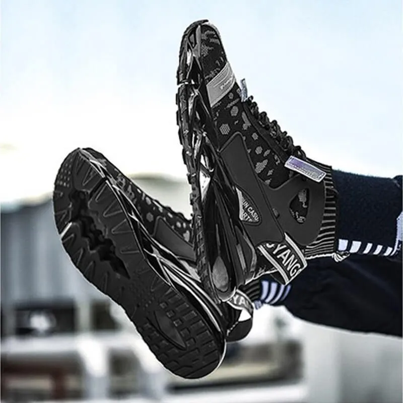 high top sneakers for men Yangsen Shoes Breathable blade sneakers