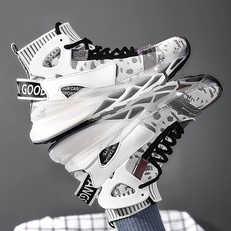 high top sneakers for men Yangsen Shoes Breathable blade sneakers