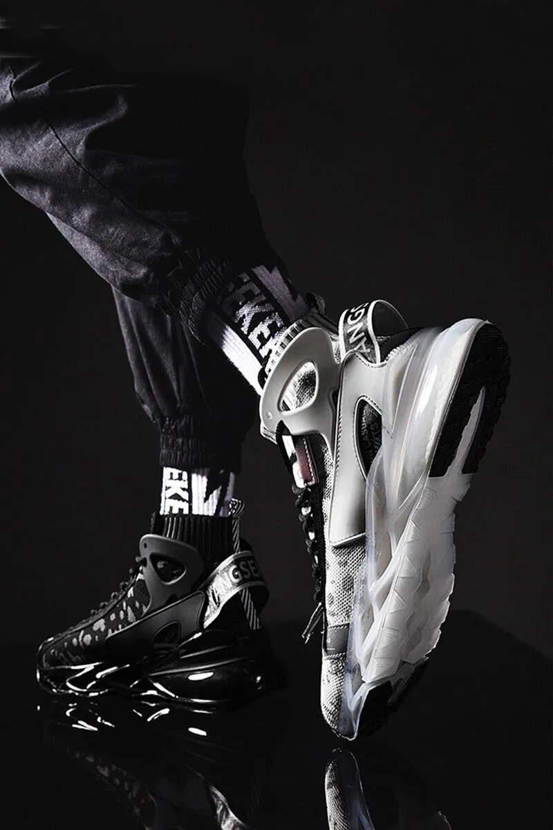 high top sneakers for men Yangsen Shoes Breathable blade sneakers