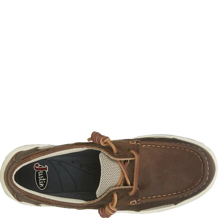 JUSTIN MENS ANGLER SLIP-ON CASUAL SHOE STYLE GR100