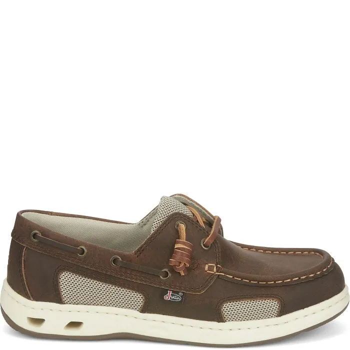 JUSTIN MENS ANGLER SLIP-ON CASUAL SHOE STYLE GR100