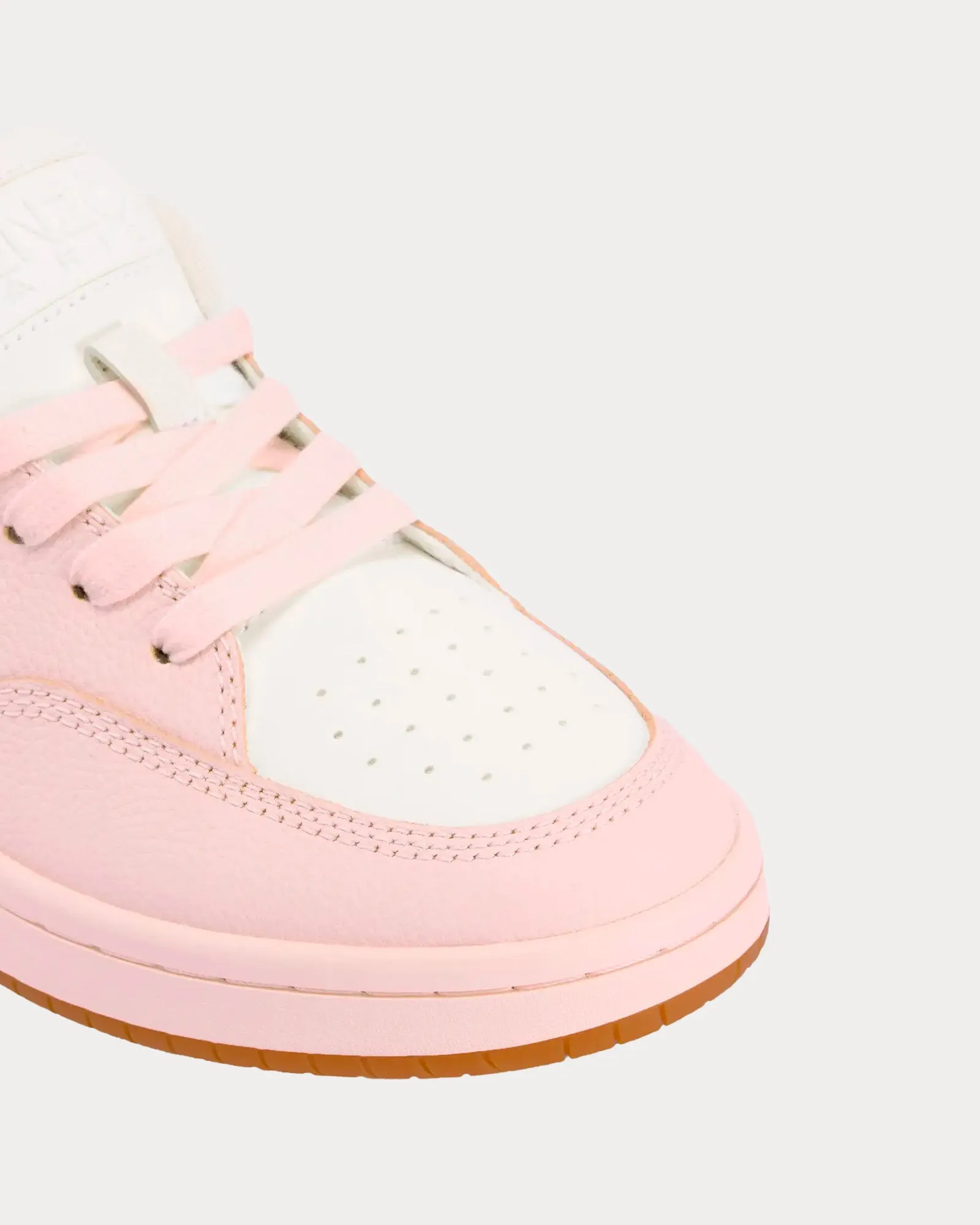 Kenzo-Dome Leather Faded Pink Low Top Sneakers