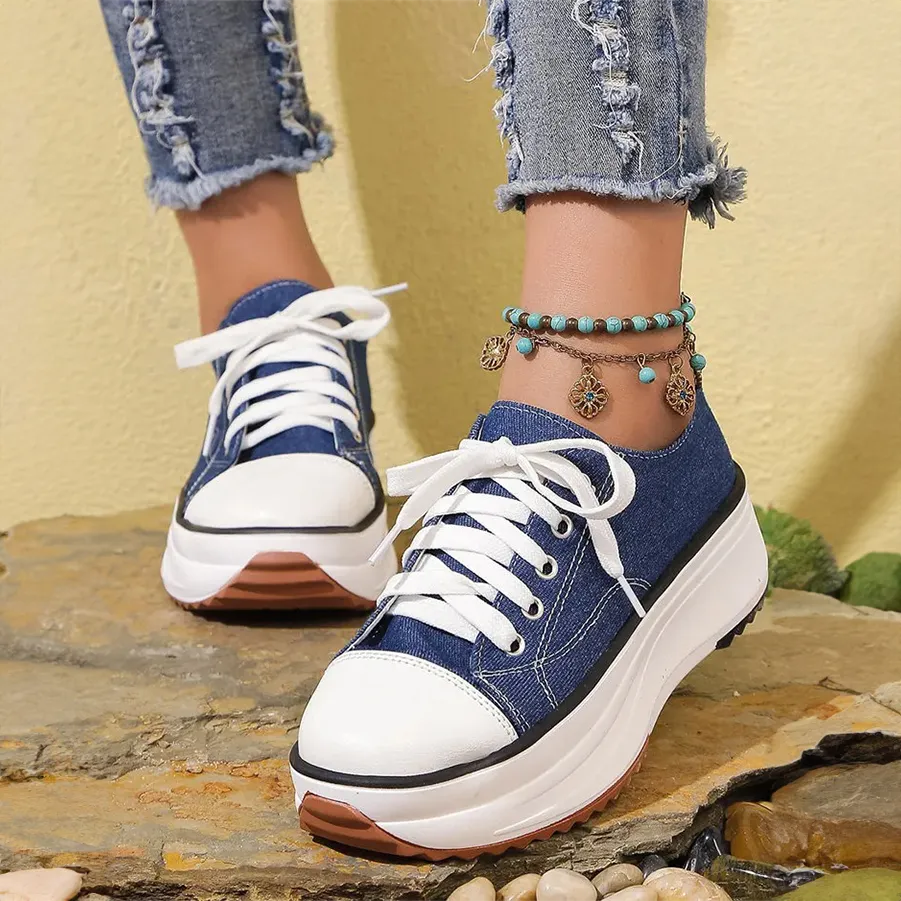 L'Aurelie Rosemere Platform Sneakers