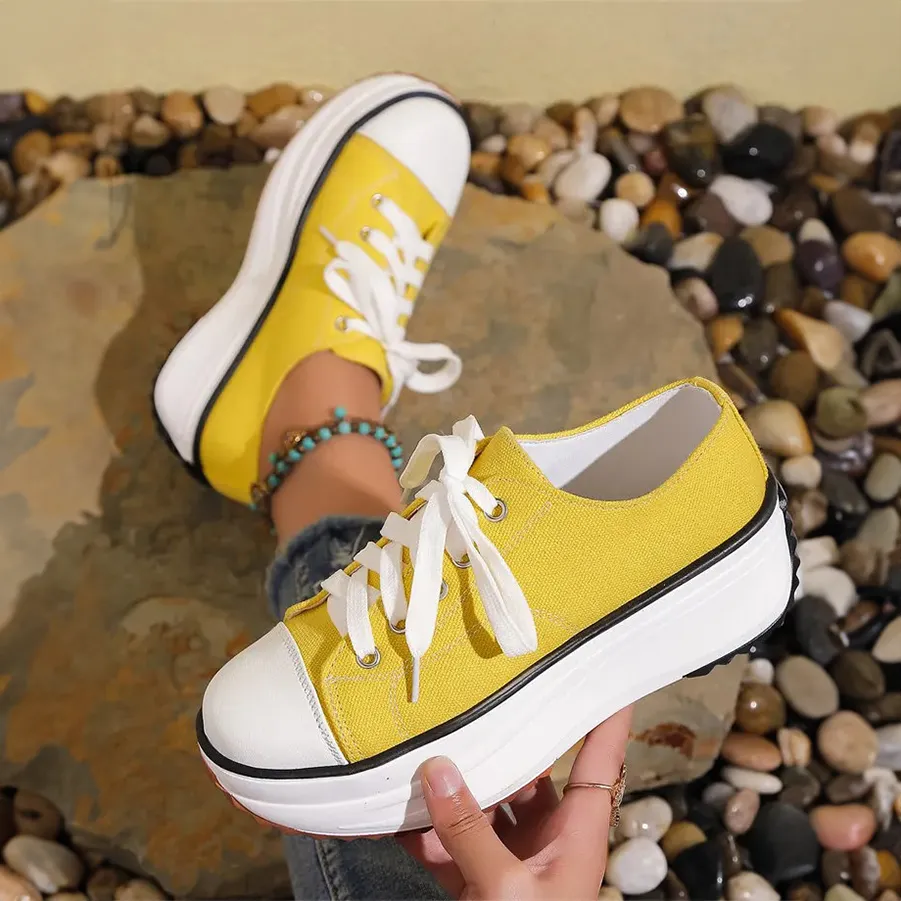 L'Aurelie Rosemere Platform Sneakers