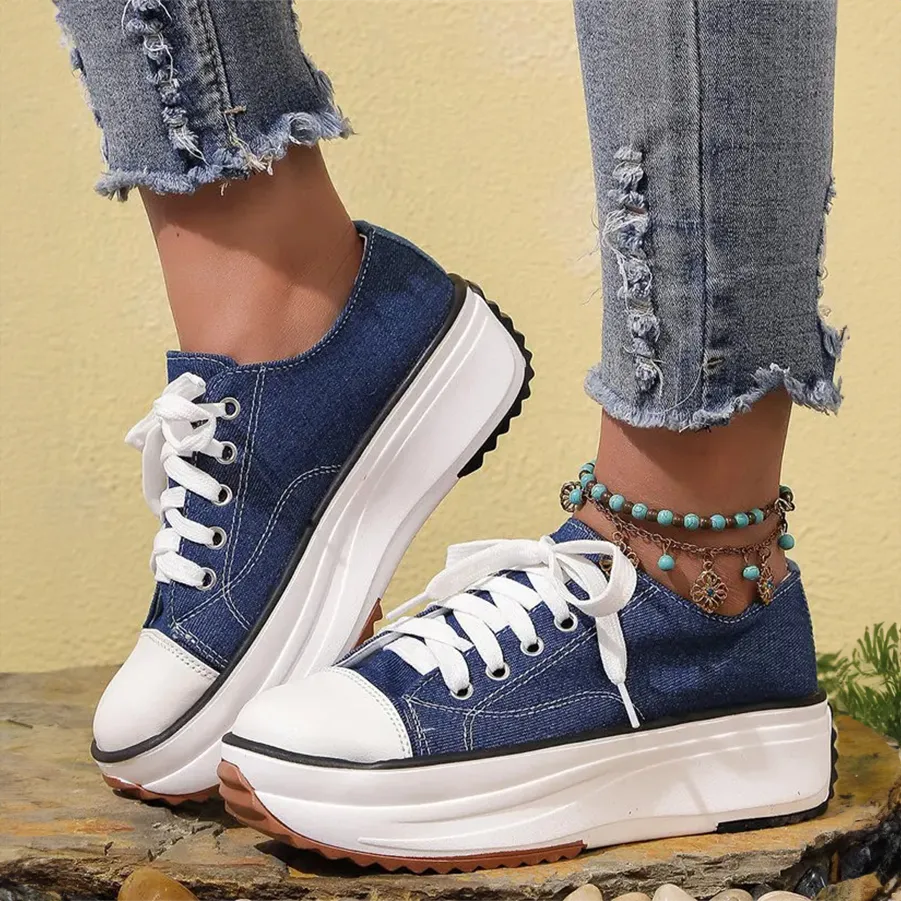 L'Aurelie Rosemere Platform Sneakers