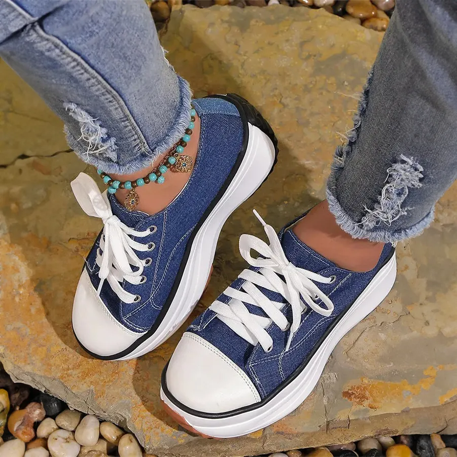 L'Aurelie Rosemere Platform Sneakers