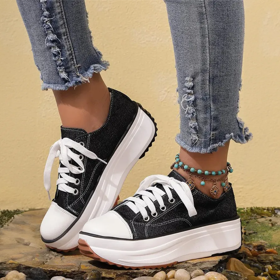 L'Aurelie Rosemere Platform Sneakers