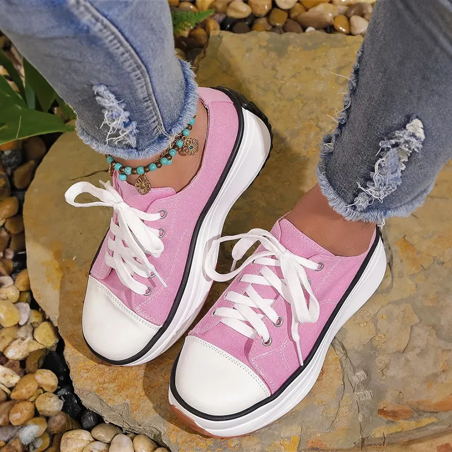 L'Aurelie Rosemere Platform Sneakers