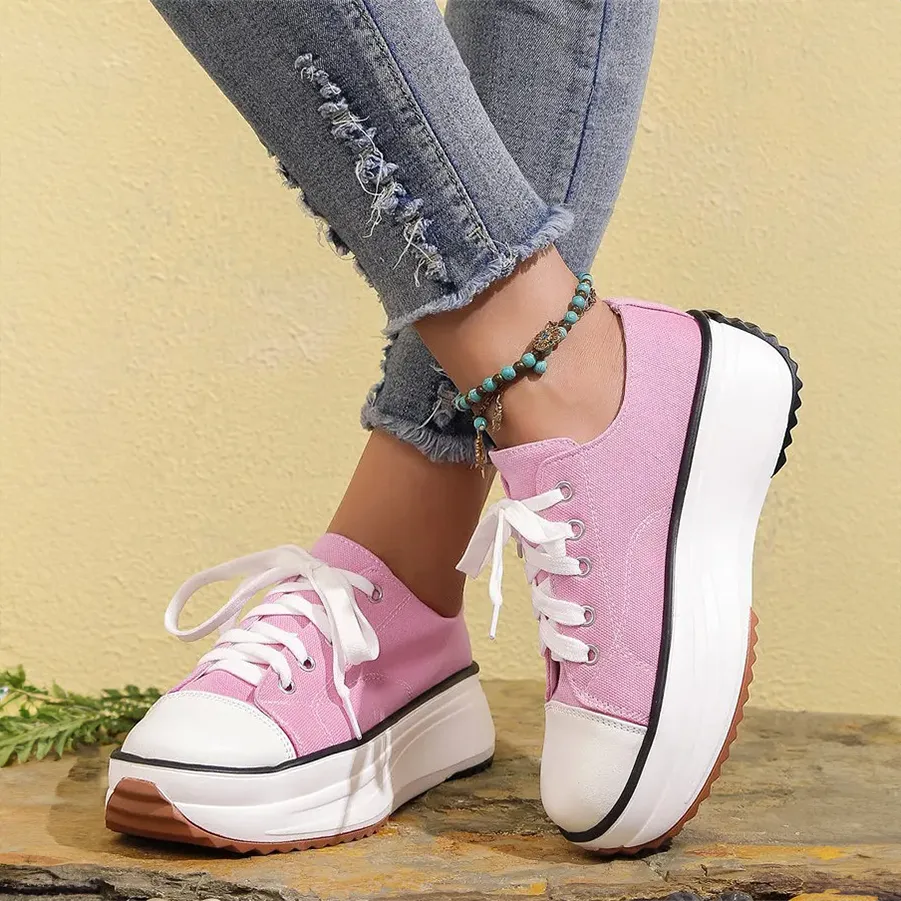 L'Aurelie Rosemere Platform Sneakers