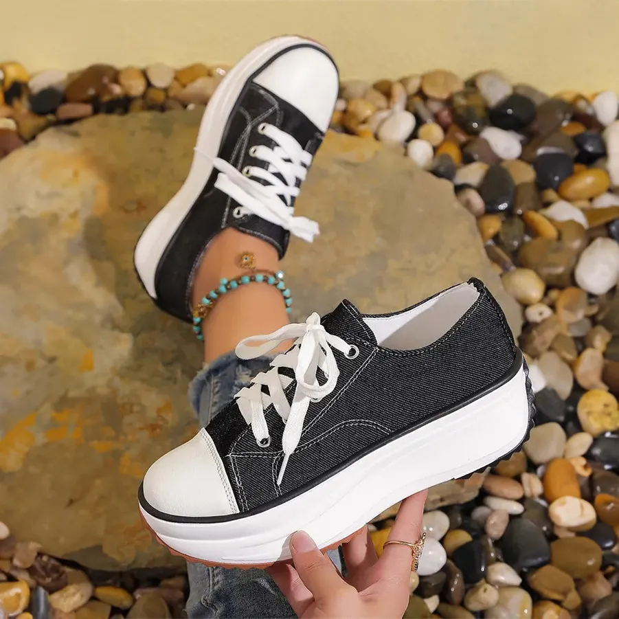 L'Aurelie Rosemere Platform Sneakers
