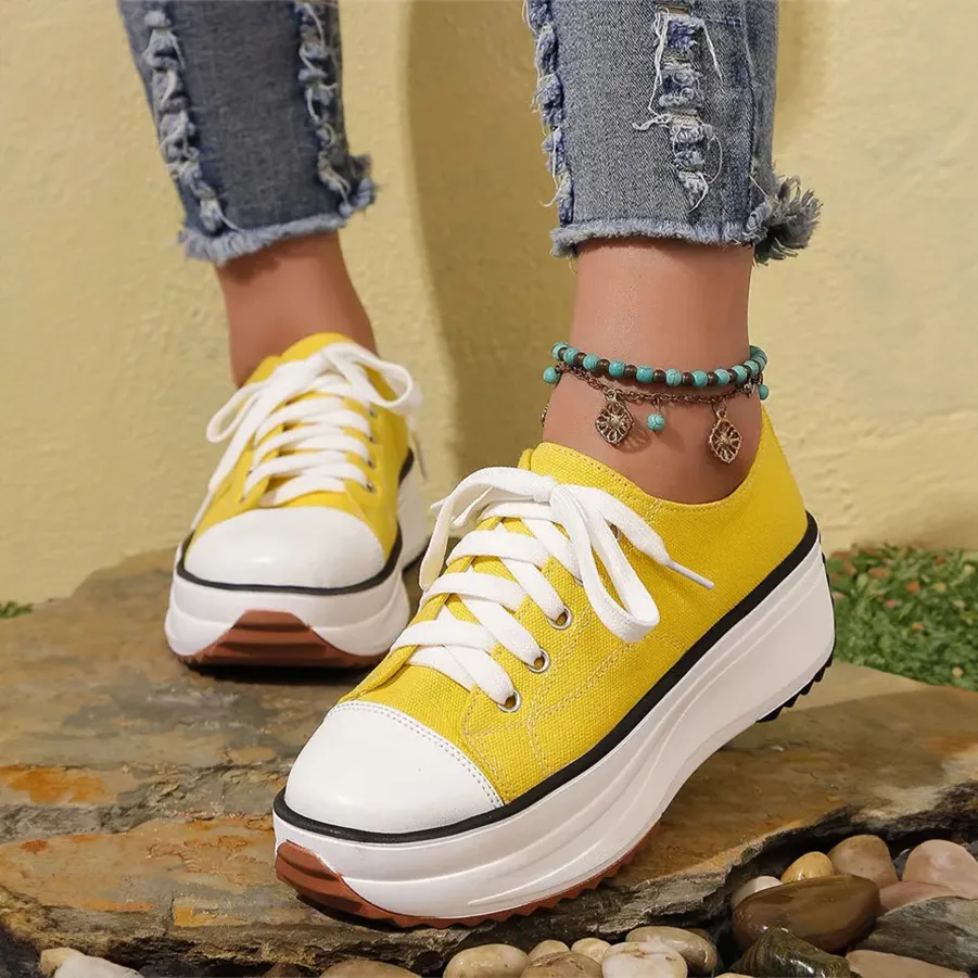 L'Aurelie Rosemere Platform Sneakers