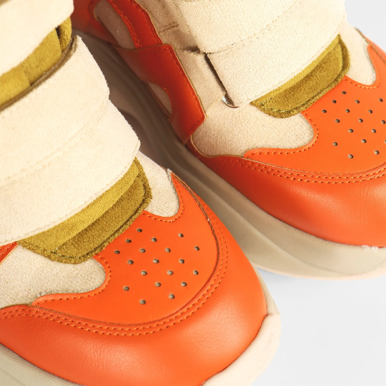 MARANTO-2 WEDGE SNEAKER - ORANGE
