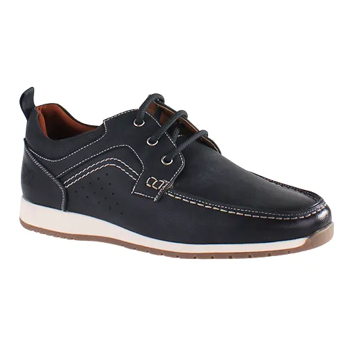 Marcozzi Men's Moccasin Shoes -  Gothenburg - Navy
