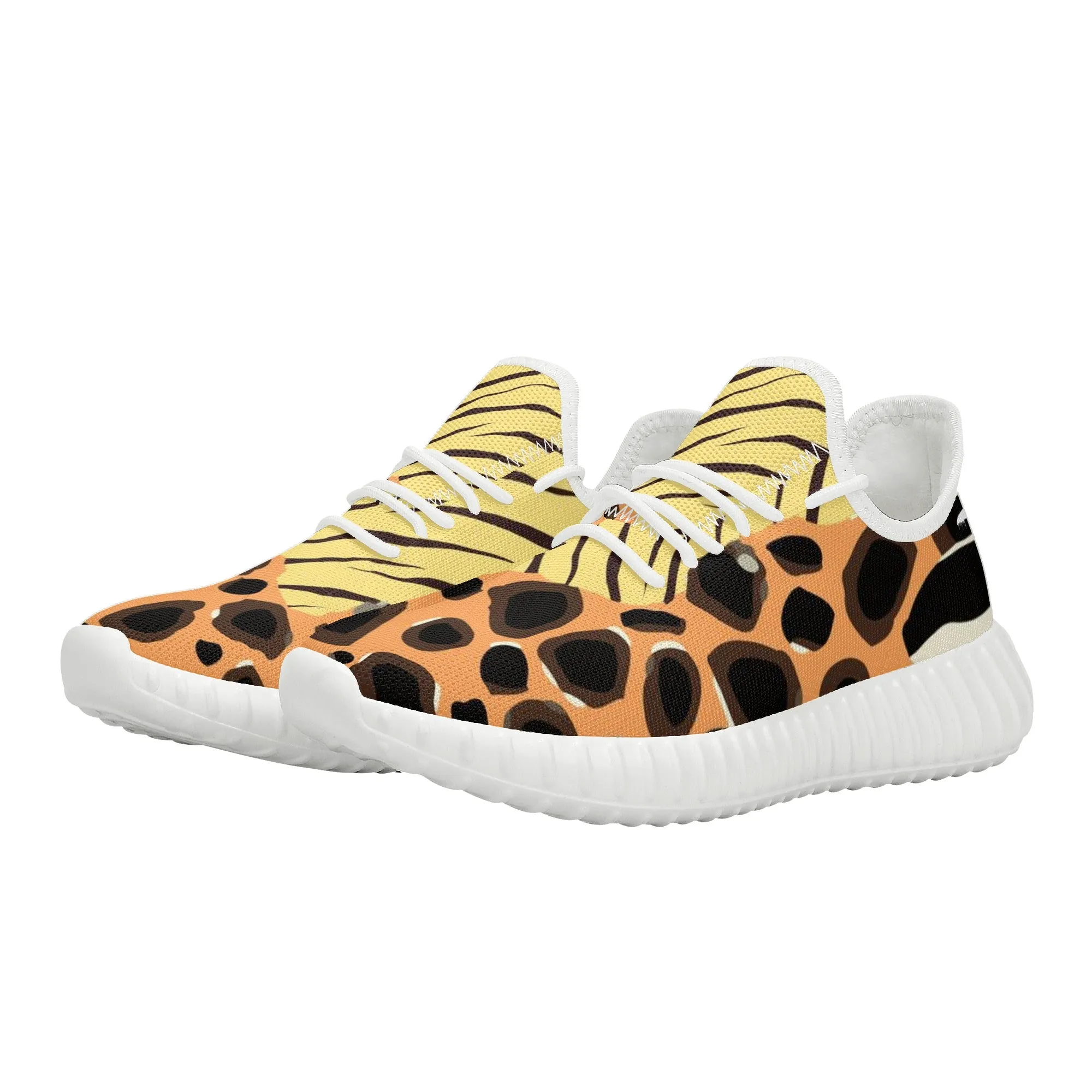 Mens FC Free Footers Safari Mesh Knit Sneakers