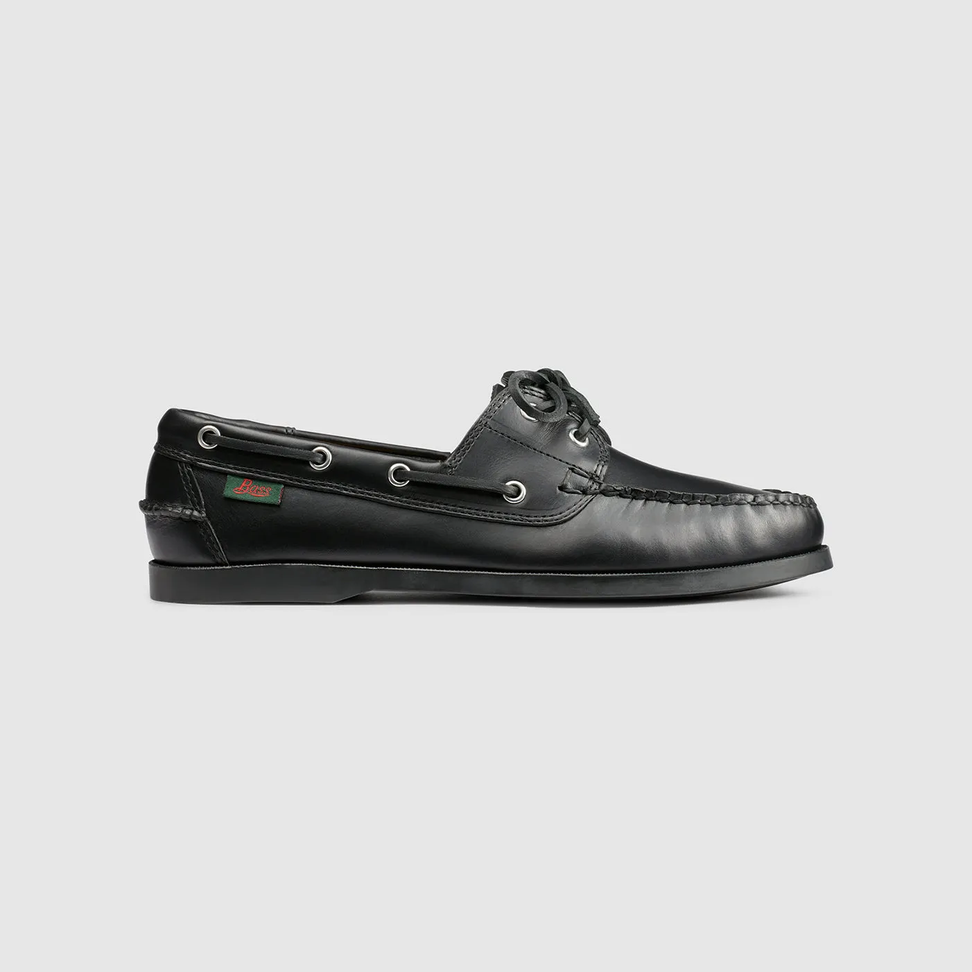 Mens Leather Hampton Boat Shoe