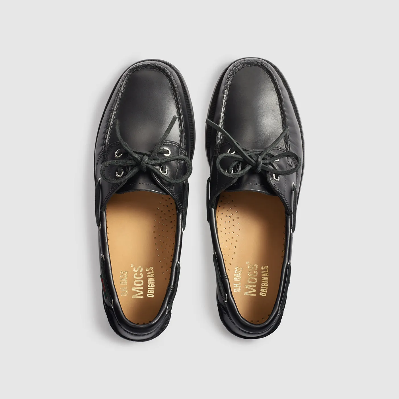 Mens Leather Hampton Boat Shoe