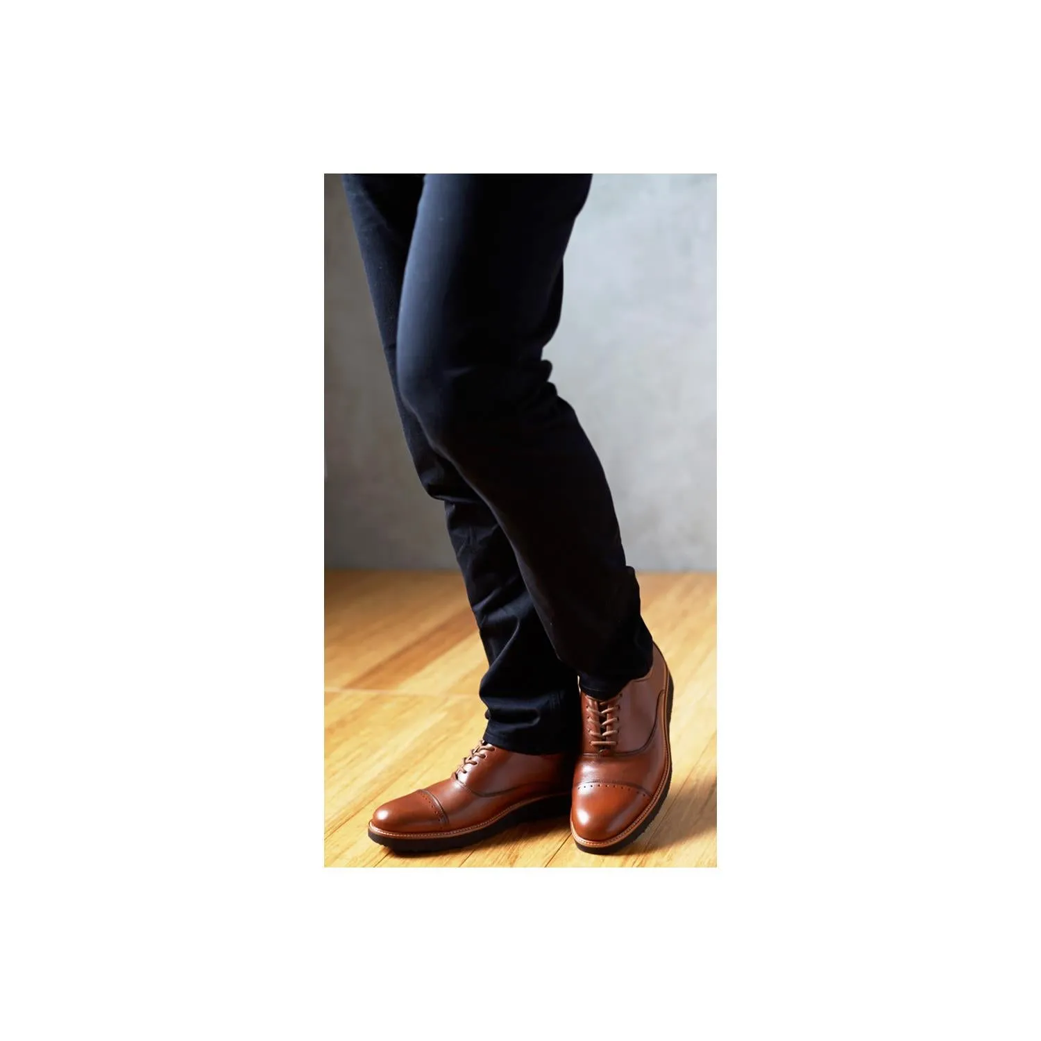 Men's Samuel Hubbard Market Cap Whiskey Leather