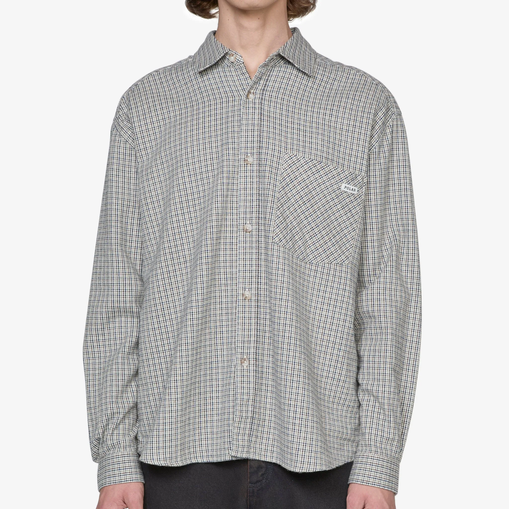 Mitchell Longsleeve Shirt Creme Check