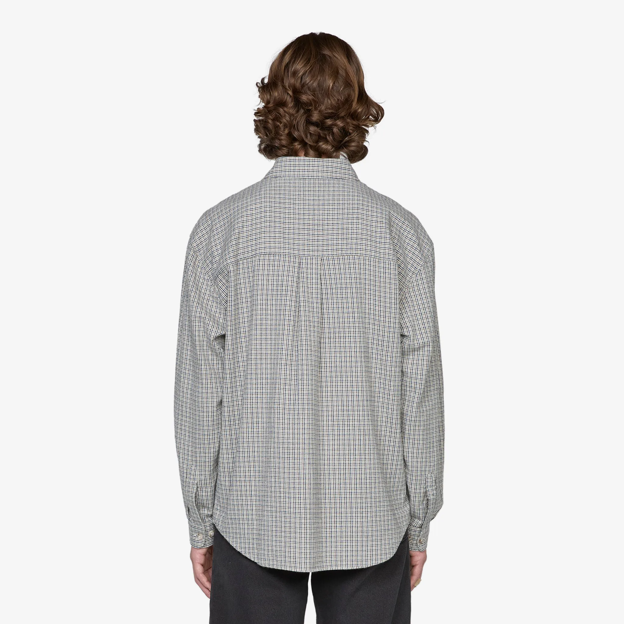 Mitchell Longsleeve Shirt Creme Check
