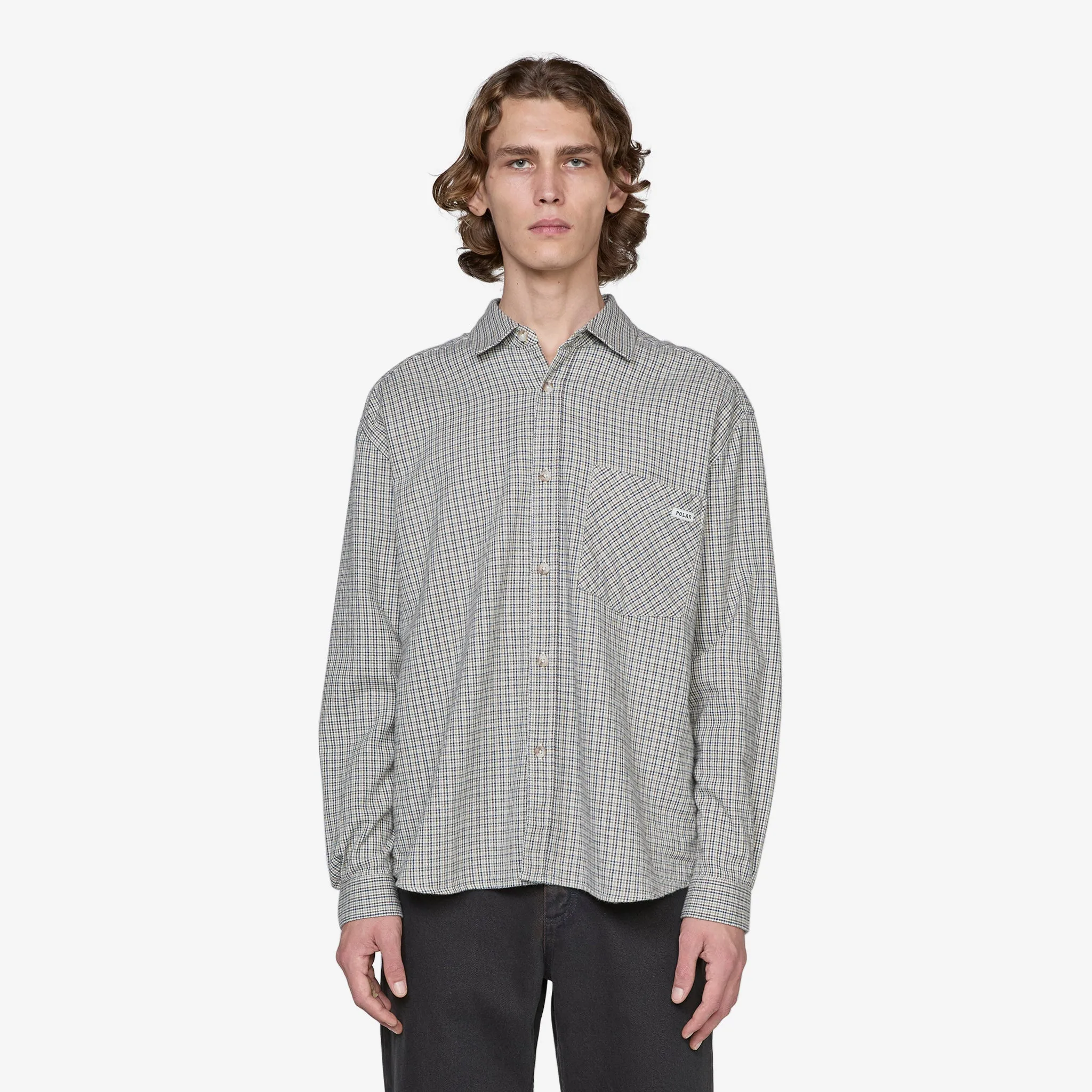 Mitchell Longsleeve Shirt Creme Check